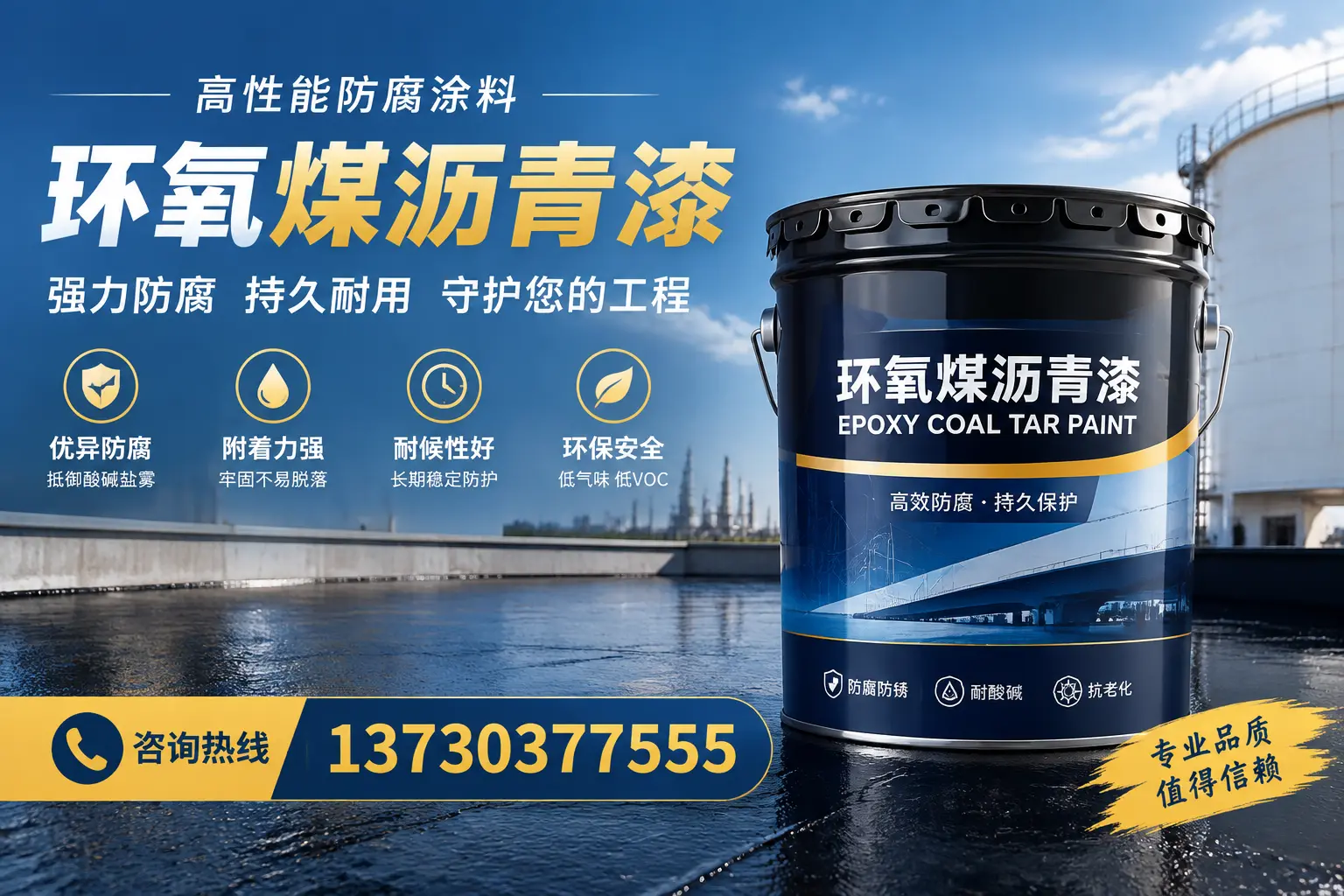 环氧煤沥青漆的耐久性分析，适合望都的使用场景